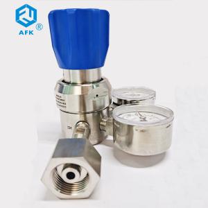 DIN477 2200psig Stainless Steel Pressure Regulator 1/4" NPT Industry