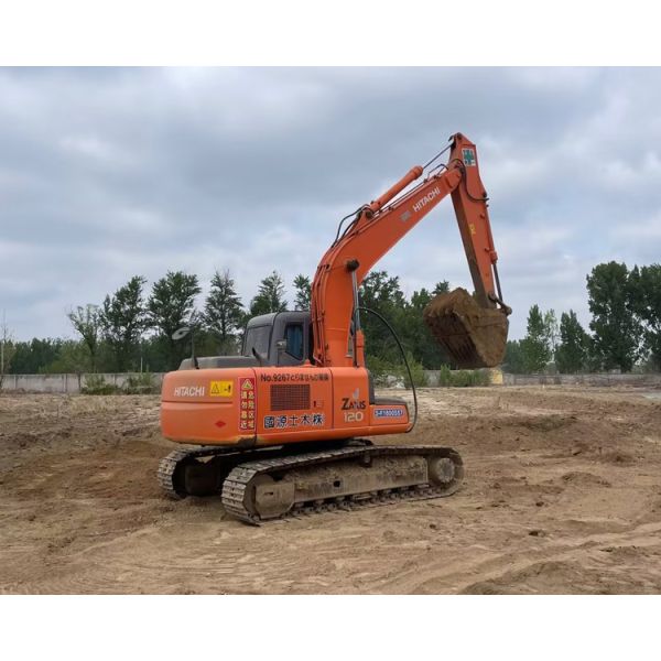 ZX120-6 used Hitachi Excavator With Original Rubber Track Hydraulic Valve