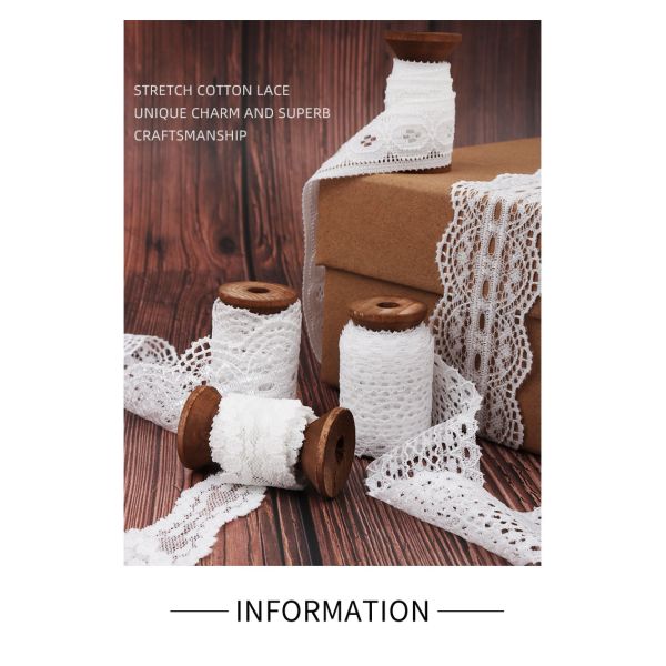 Free sample lace for scarf DIY clothing sewing accessories 25mm 2.5cm braided lace trimming fabric