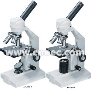 Binocular / Monocular Biological Microscope White For Student A11.0903