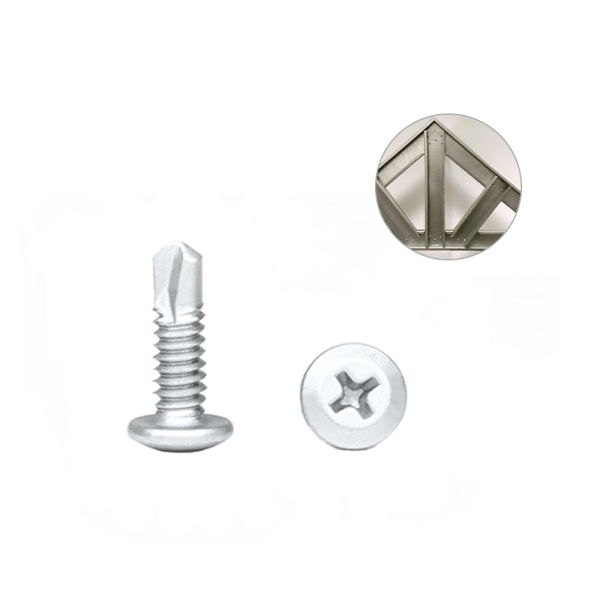 Buy 10x16 Stainless Steel Self Drilling Wafer Head Screws for Steel Frame 100% QC Tested at wholesale prices