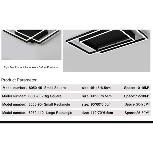 Interior ceiling light fixtures For Living room Bedroom Kitchen (WH-MA-71)