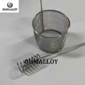 40*40mm Counter Electrode Platinum Mesh Cylinder Cathode & Anode