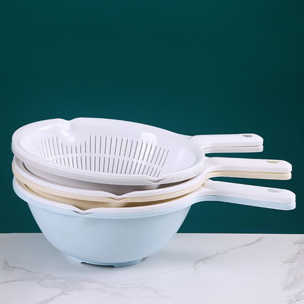 Buy Wear Resistant Vegetables Washing Basket Convenient Drainage at wholesale prices