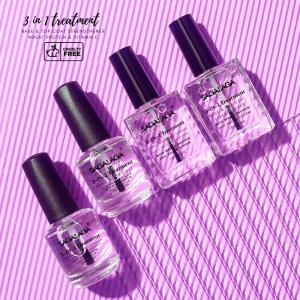 3 in 1 Nail Hardener Strengthener Treatment for Weak and Damaged Nails Nail
