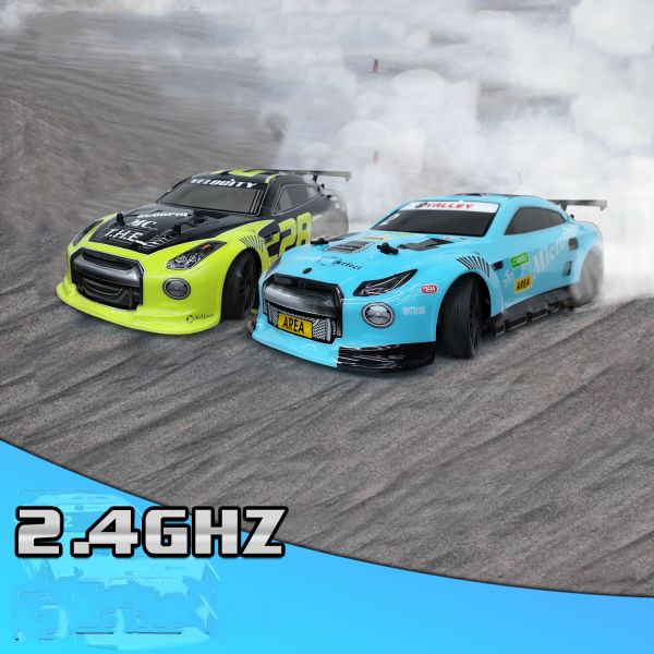 1 14 Ratio LED Light Drift Electric 4WD Racing Car with 2.4G Speed Remote Control