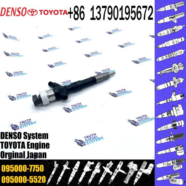 Fuel injector 23670-30300 095000-7760 095000-7761 095000-7751 095000-7750 for diesel engine spare parts