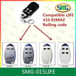 Italy LIFE rolling code compatible remote, LIFE 433mhz replacement remote