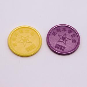 Eco-friendly Durable Embossed Plastic Chips Plastic Token Coins for Awards and