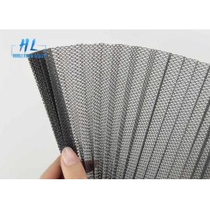 Polyester Plisse Retractable Screen , 80g/M2 Weight Pleated Fly Screen