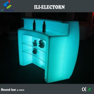 CE /ROHS certificate color changing plastic illuminated portable led round bar