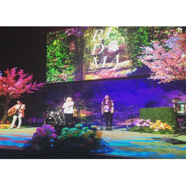 Lightweight Backdrop Design P3 P4 P5 P6 Indoor LED Video Wall , Stage Concert