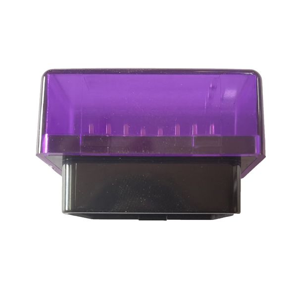 Buy OEM Scanner OBD2 Plug Adapter 16 Pin Male With Purple Enclosure at wholesale prices
