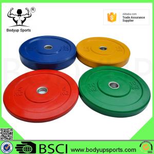 Two Kinds of Logo Barbell Solid Rubber Bumper Plates