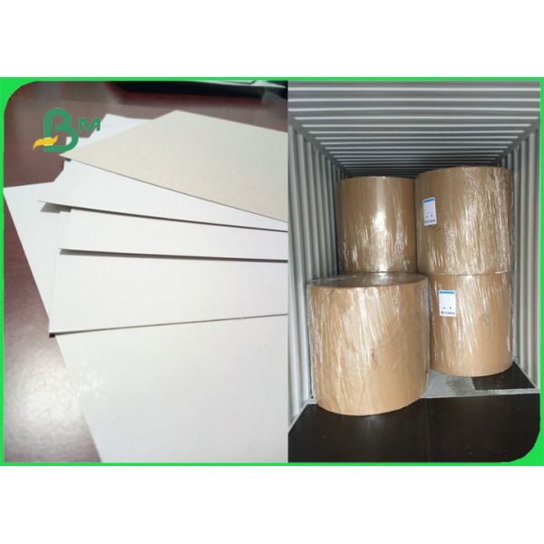 100% Recycled Coated White With Grey Back Duplex CCNB Paper For Shoes Boxes