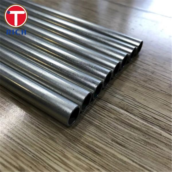 EN 10296 Welded Steel Tube Cold Drawn Hot Deep Galvanized Round Fluid Tube For Mechanical