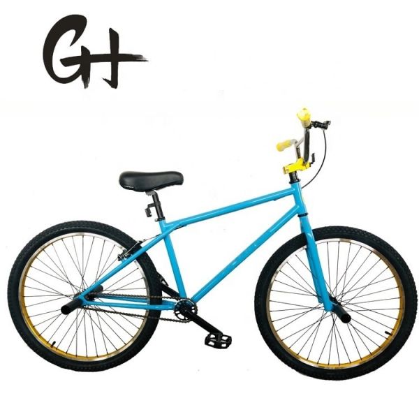 Customized Color 26" Single Speed BMX Bike with Hi-Ten Steel Frame and CE