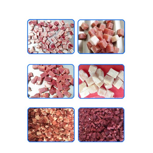 Frozen Meat Processing Plant Equipment Meat Dice Processing Equipment