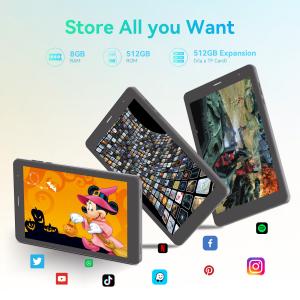 C Idea ODM 8 Inch 8+512gb 8000mah 5+8mp Dual Camera Android Tablet Pc With Sim