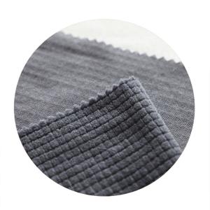 100% Polyester Polar Fleece Fabric Jacquard For Garment Pillowslip Lining