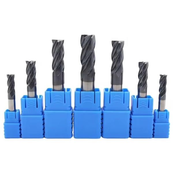 Buy 4F Flute Tungsten Carbide Milling Cutter with High Hardness at wholesale prices