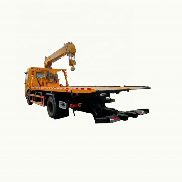 Buy Dongfeng Kingrun 8 Tons Road Rescue Trailer With 8 Tons Crane     Boom Truck  Lifting Truck at wholesale prices