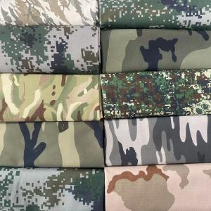 High Tear Strength Poly Cotton Ribstop Camouflage Fabric Perfect for Middle East