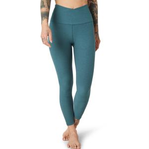 Curve Flattering High Waisted Workout Leggings Tights Overlapping