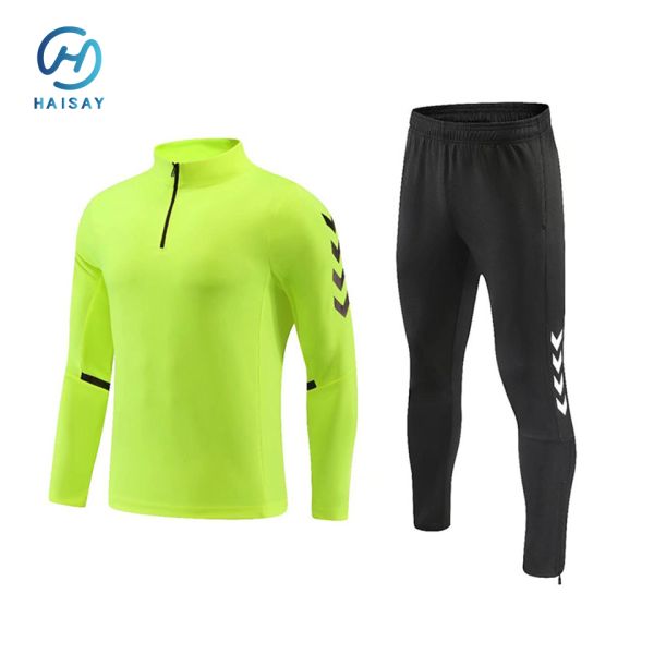 Buy Half-Zip Soccer Casual Set - Polyester, Custom Logo, S-2XL at wholesale prices