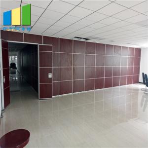 Library School Sliding Folding Partition Walls Soundproof Aluminum Alloy Profile