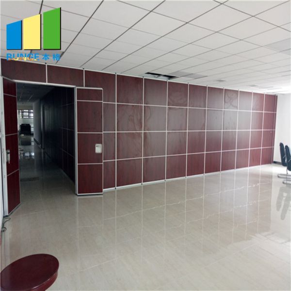 85mm Thickness Soundproofing Melamine Wooden Folding Partition Walls For Restaurant