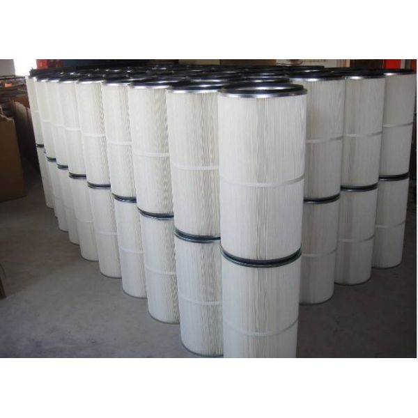 Industry Dust Collector Cartridge Filter Cleaning With Pleated Filtration Fabric