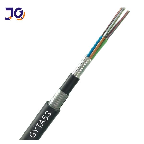 Buy Aluminum Armored Directly Buried Fiber Optic Cable GYTA53 at wholesale prices