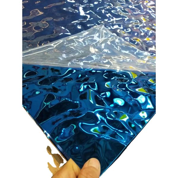 Water Ripple Corrugated Stainless Steel Sheet for Customized Architectural Decoration