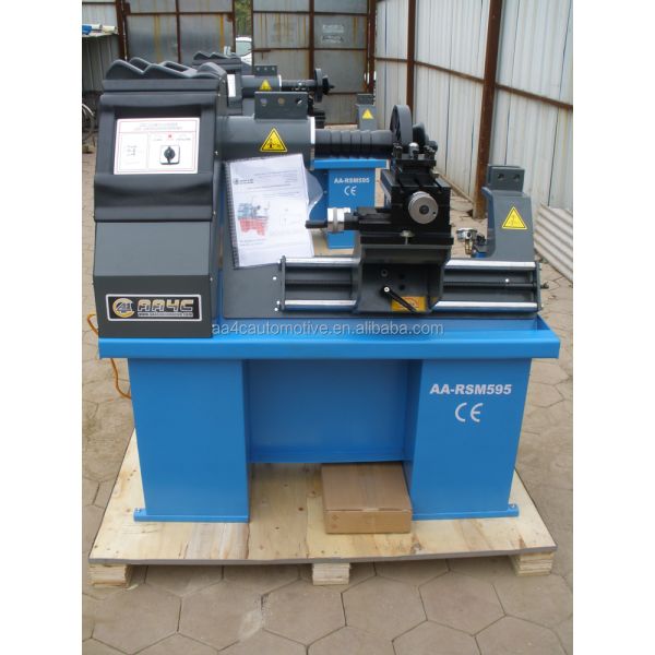 AA4C 30'' Rim straightening machine with lathe AA-RSM595
