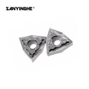 WNMG080404 CNC Carbide Inserts Aluminum Turning Inserts External Turning Carbide