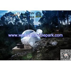 Single Layer PVC Inflatable Bubble Tent , Inflatable Igloo Tent