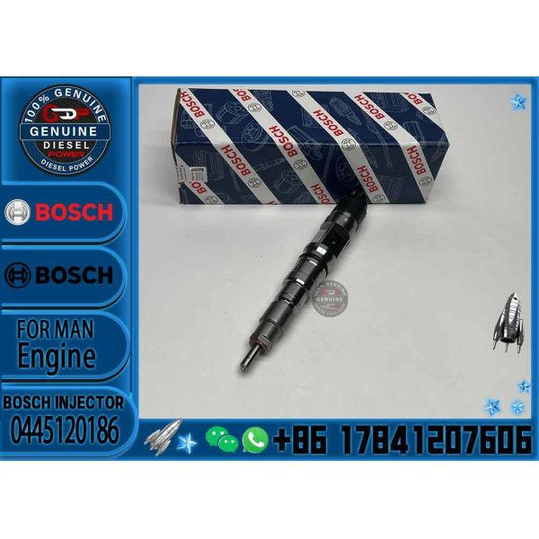 Buy Common Rail Injector 0445120186 0445 120 186 Auto Fuel Injector 0 445 120 186 for Man at wholesale prices