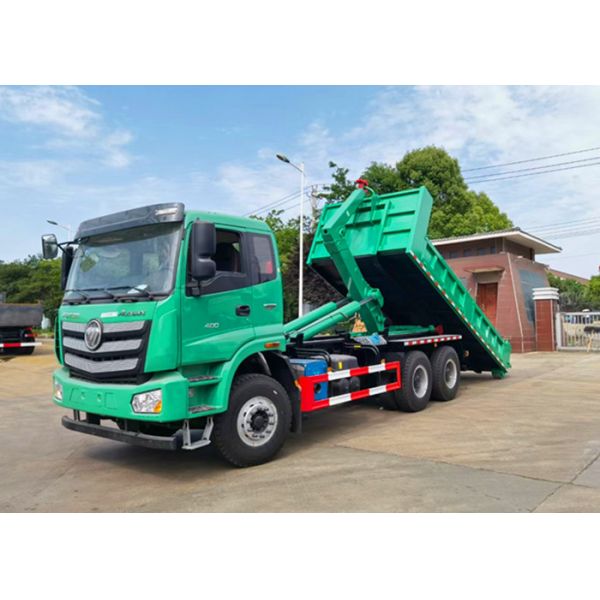 Buy 10 Wheeler FOTON 6x4 15T Roll Off Garbage Truck at wholesale prices