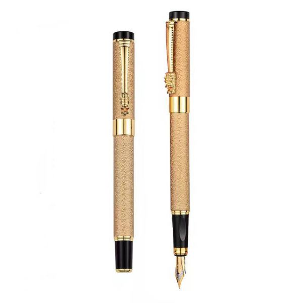Buy 0.036 kg Iridium Ink Metal Frosted Pole Pen for Business Gift and Adult Calligraphy at wholesale prices