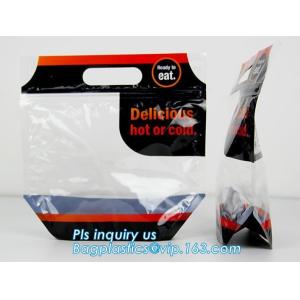 Food Grade Anti Fog Material Resealabele Plastic Hot Chicken Bag, Fresh Chicken
