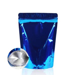 China Custom plastic Aluminum Foil stand up zipper bag with printing on sale