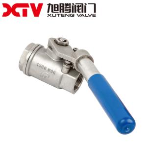 GB Standard Xtv CE Coc ISO Threaded Spring Return Ball Valve with CE/SGS/ISO9001