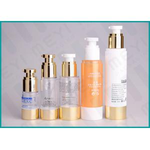 Plastic Airless Pump Cosmetic Packaging , Various Volumes Foundation Pump Bottle