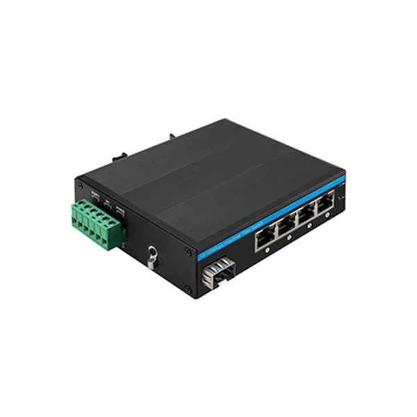 Buy ROHS 10/100/1000Mbps POE Fiber Switch With 1 Fiber And 4 Ethernet Port at wholesale prices