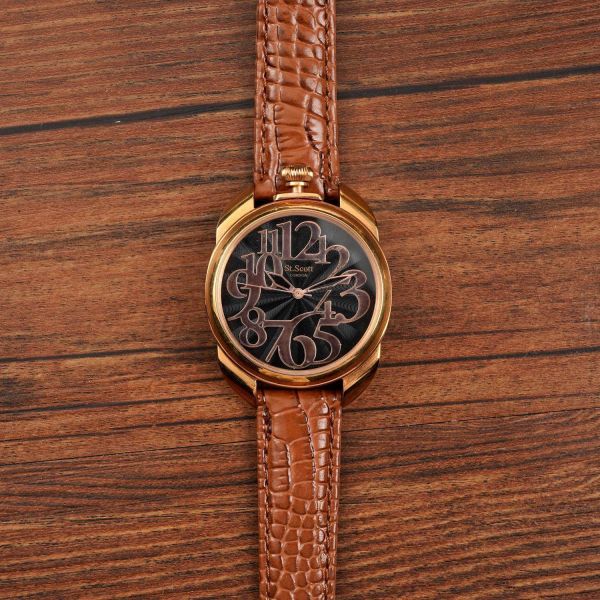 Buy Sophisticated Quartz Leather Watch Water Resistant 23cm Band Length at wholesale prices
