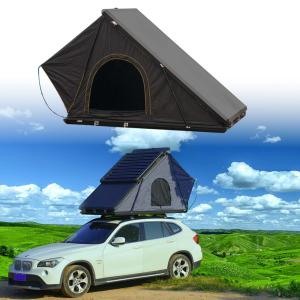 Gray Car Side Awning Rooftop Triangle Awning Waterproof 4x4