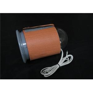 High Strength Flexible Silicone Heaters , Oil Drum Heater With Thermostat