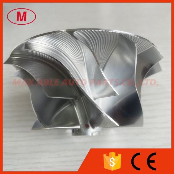 S400 1491-123-2002 6+6 blades 67.66/91.34mm high performance Turbo milling/aluminum 2618/billet compressor wheel