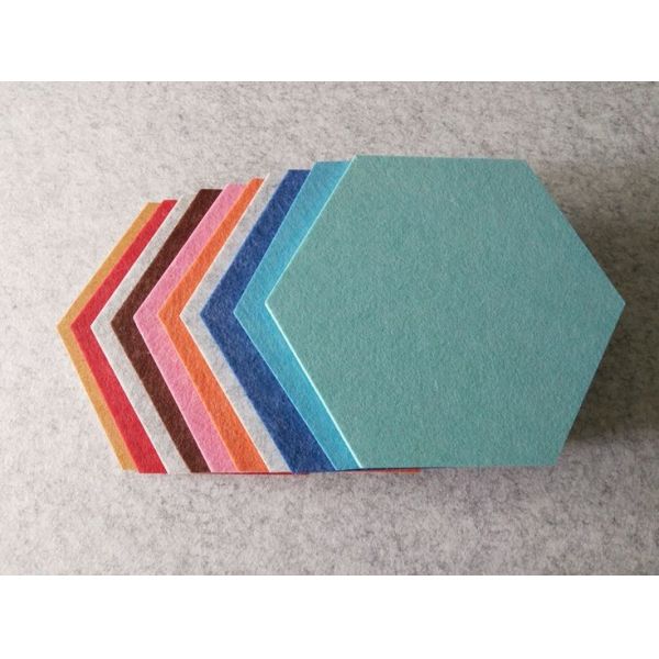 Buy Theater Hexagon Polyester Fiber Acoustic Panel Soundproof Nontoxic at wholesale prices